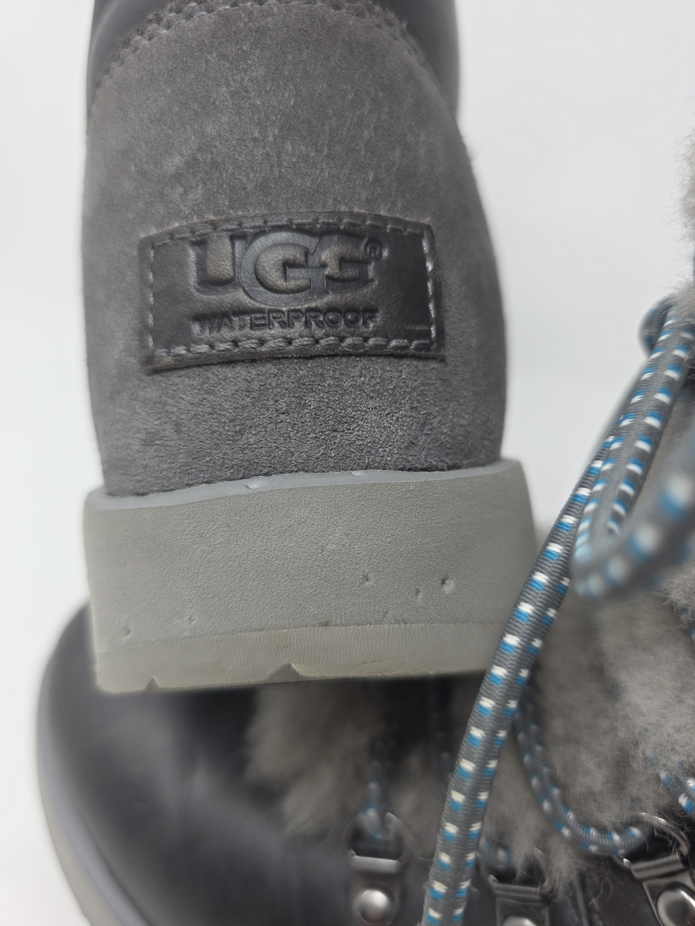 UGG Viki Waterproof Boots Gray Womens 8.5 - Picture 10 of 15